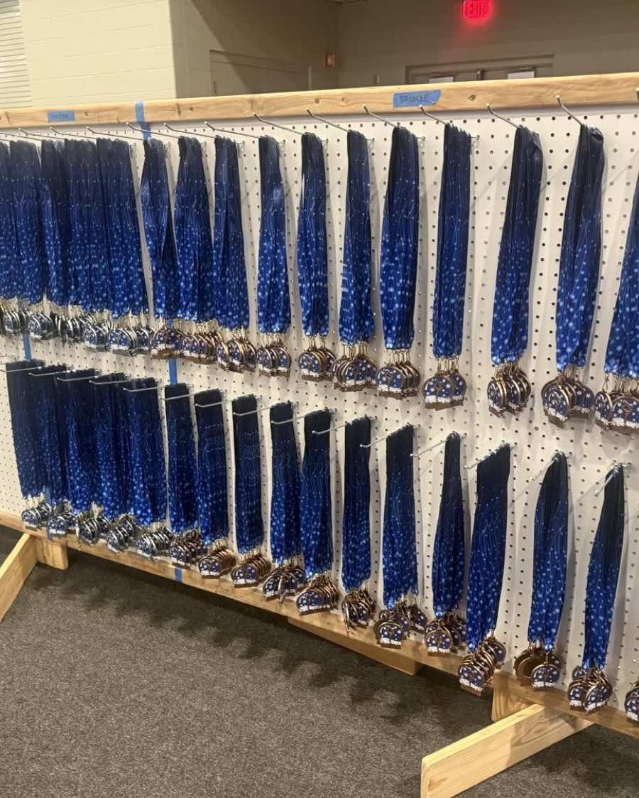 Snow Globe Classic medals display