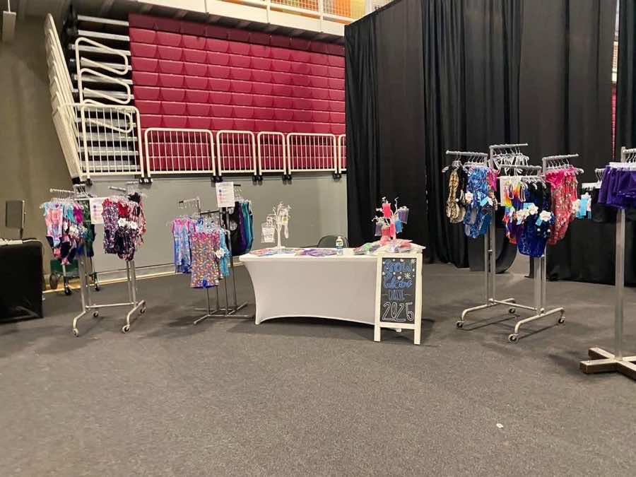 Snow Globe Classic merchandise booth
